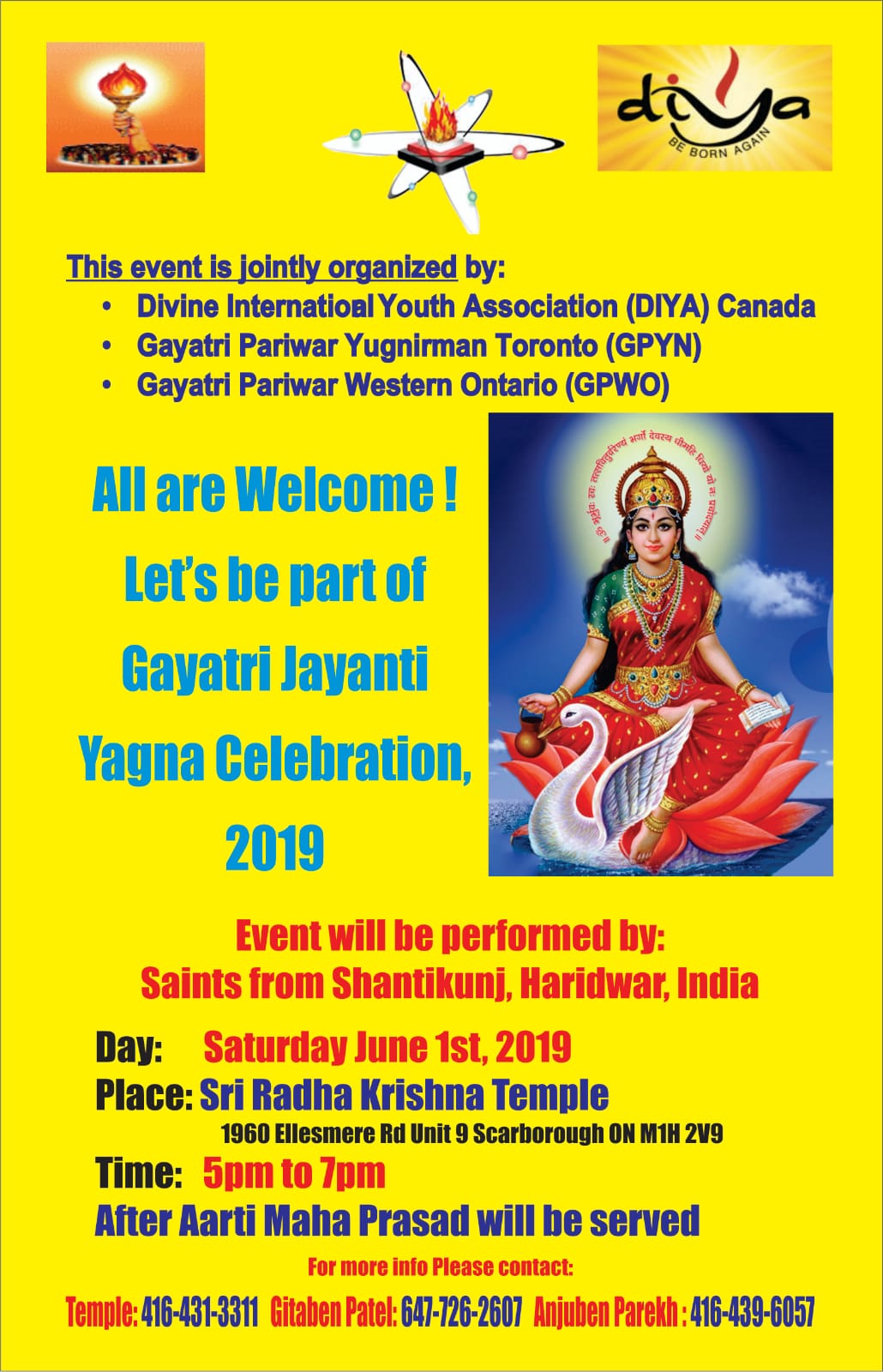 Gayatri Jayanti Flyer